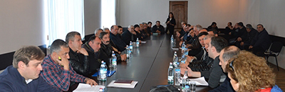 სამუშაო შეხვედრა თეთრიწყაროს მუნიციპალიტეტში