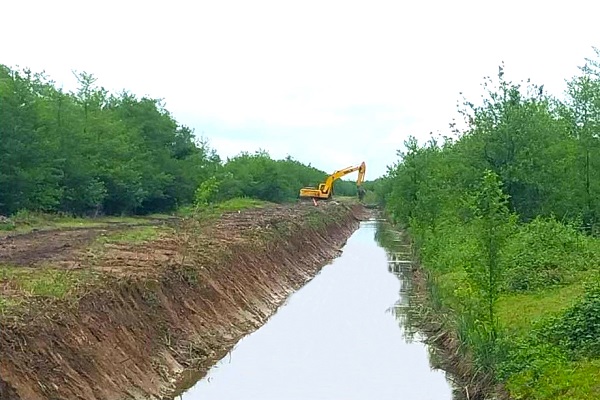 ლანჩხუთის მუნიციპალიტეტში, 2,2  კილომეტრამდე სიგრძ