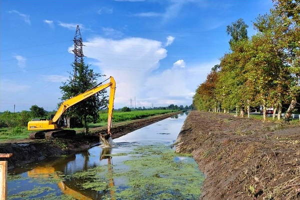 ხობის მუნიციპალიტეტში 7 კილომეტრი სიგრძის  სადრენა