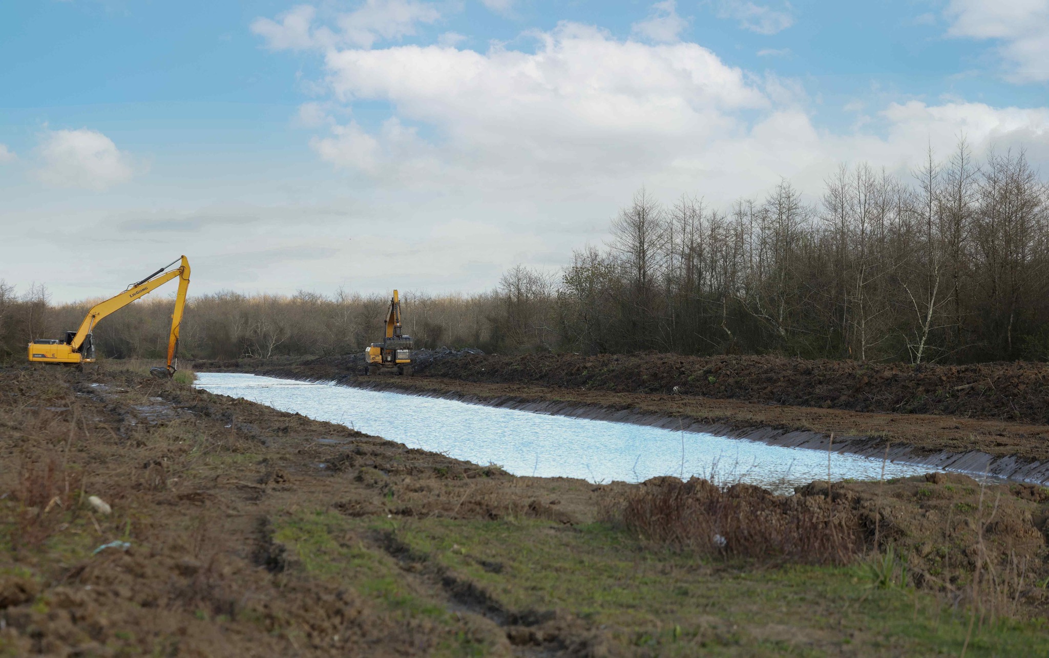 სოფელ ქარიატას დამშრობი ქსელის რეაბილიტაცია მიმდინარეობს – 2